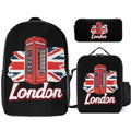 Backpack with Lunch Box Pencil Case M3889