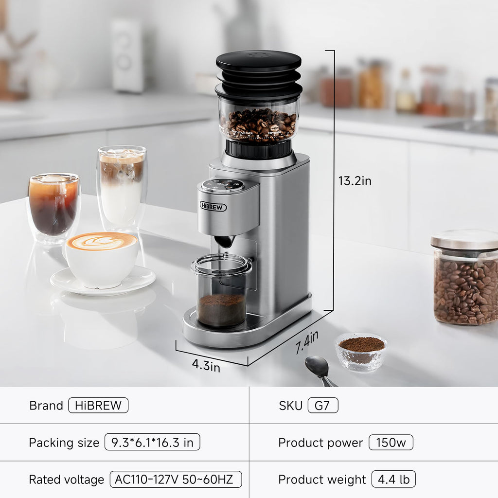 Electric Coffee Grinder with 48 Grind Settings R73728