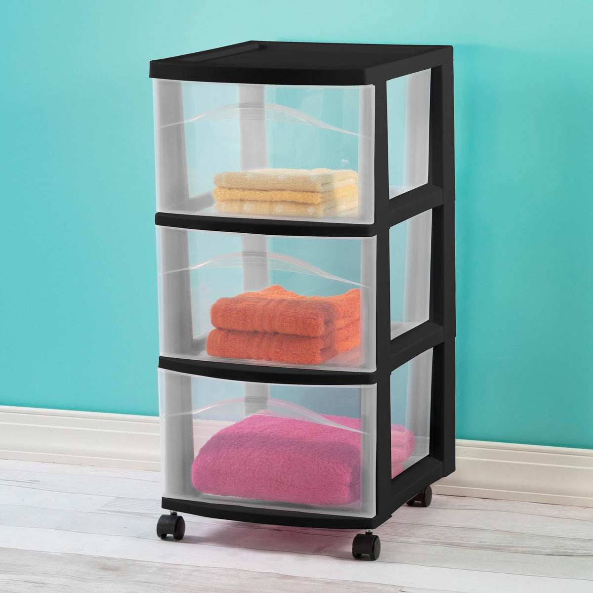 3-Drawer Cart with Wheels, 2-Pack Q762433