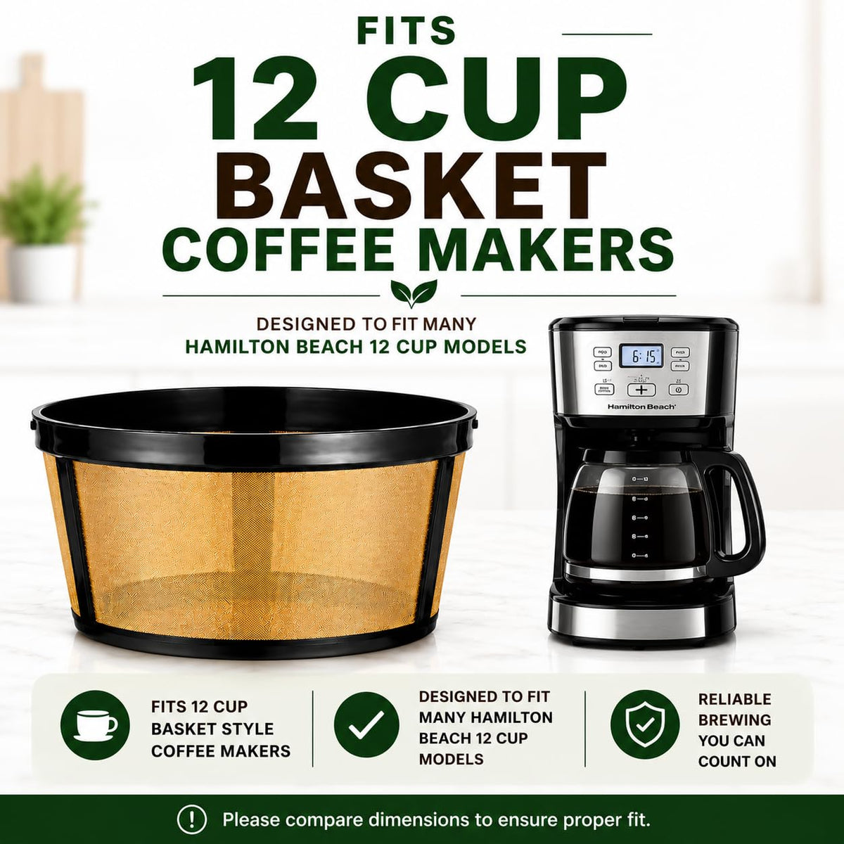 12 Cup Reusable Coffee Filter X440503