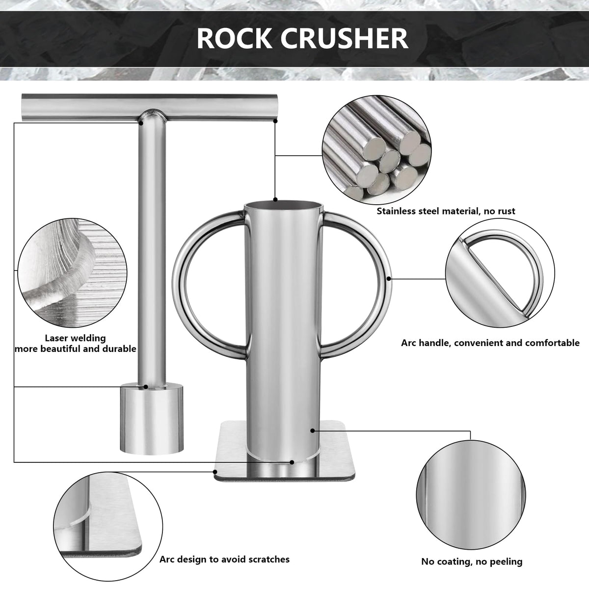 Stainless Steel Rock Crusher O42437