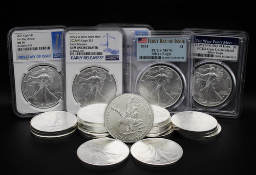 1 oz American Silver Eagle Coin MS-70 Z5257