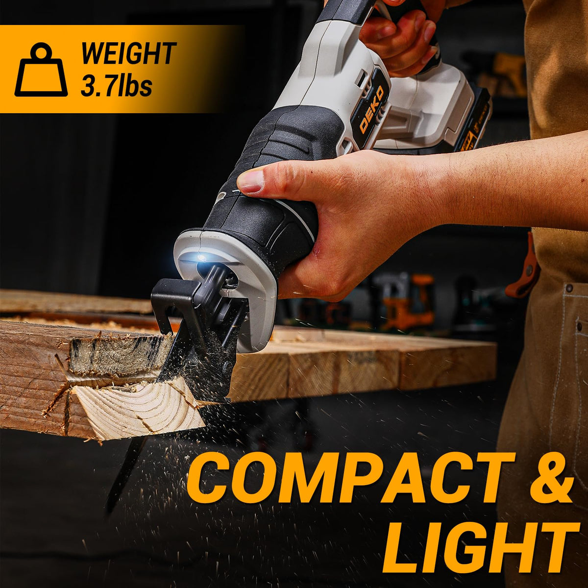 20V Cordless Reciprocating Saw with Battery and Charger G894
