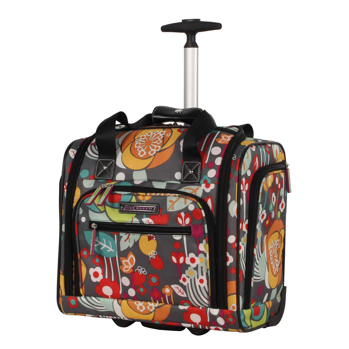15 Inch Carry On Rolling Wheels Suitcase K272957