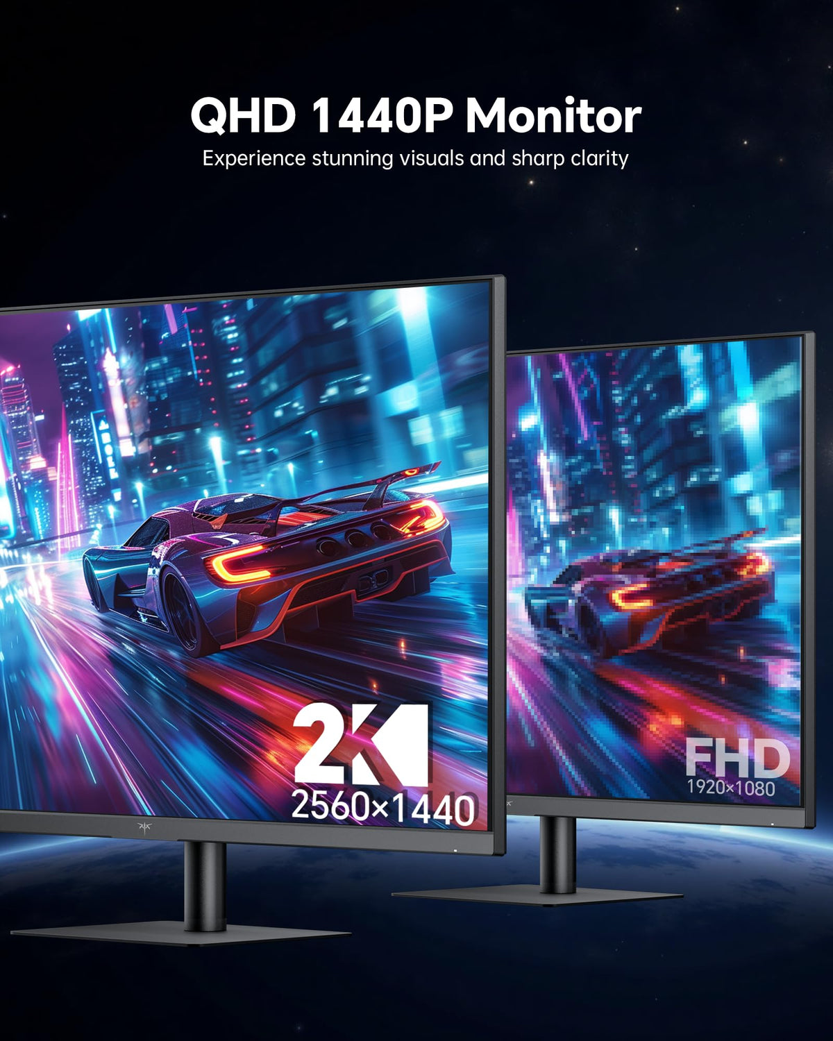 32 Inch 2K IPS 1440p Monitor with HDR10 T180383
