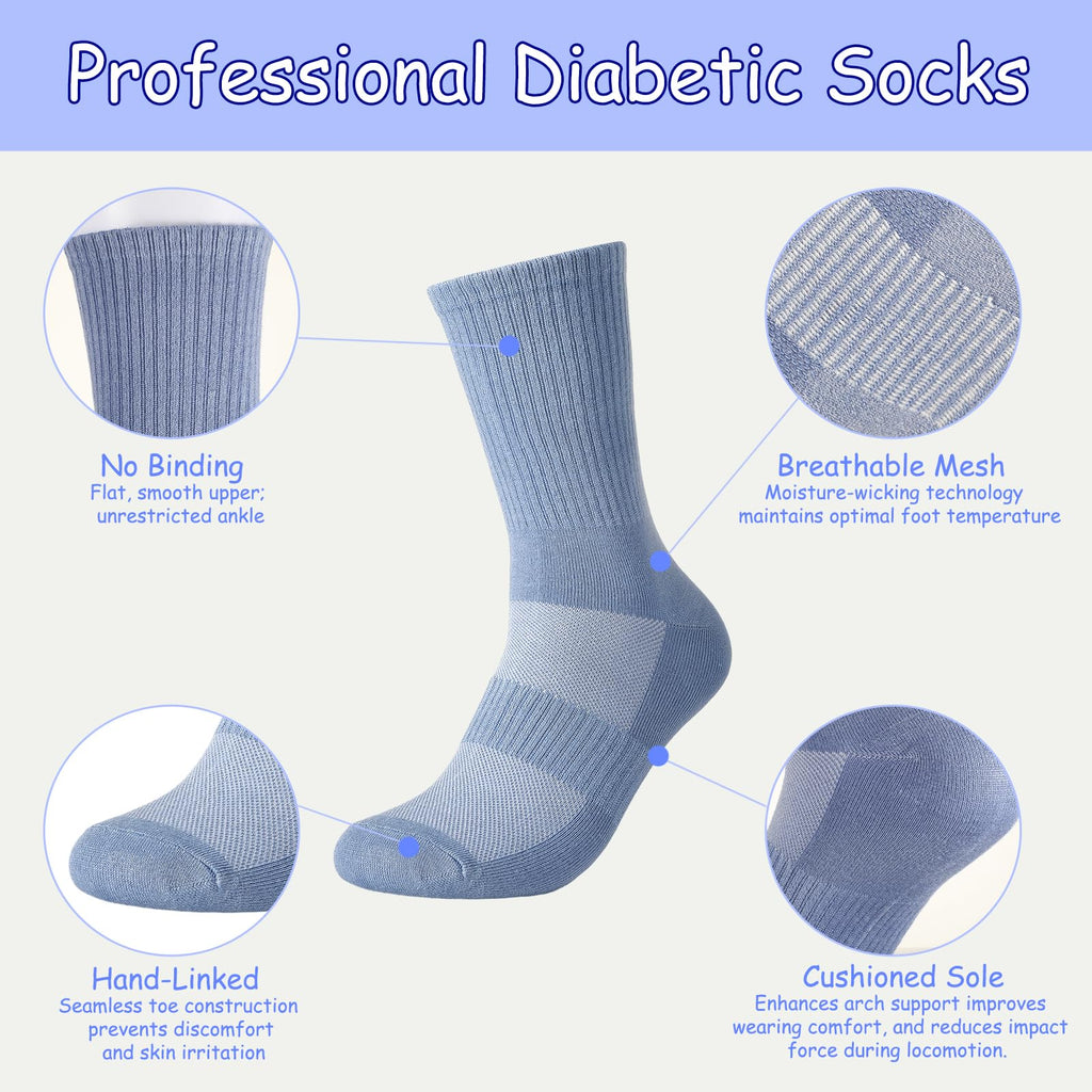 Bamboo Viscose Diabetic Socks for Women D799