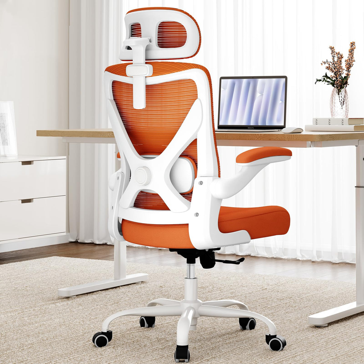 Ergonomic Mesh Office Chair with Headrest F2086