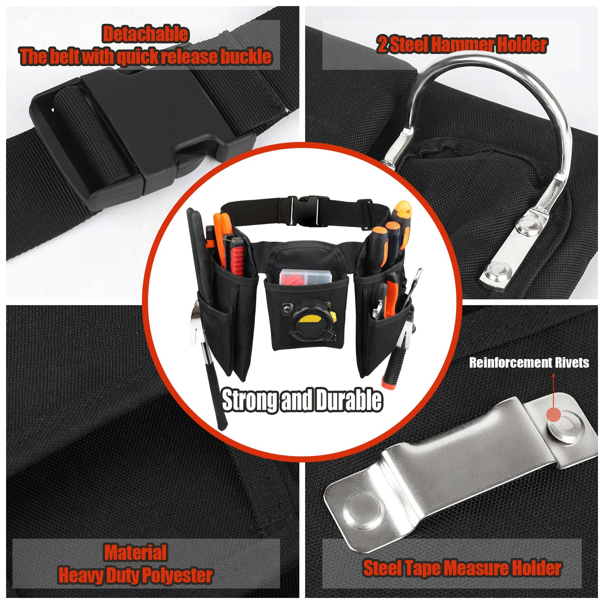 Heavy Duty 19 Pocket Tool Belt D29945