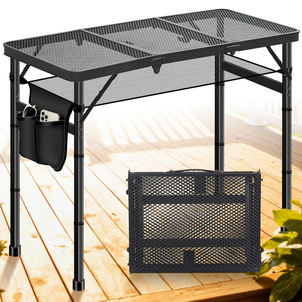 3ft Aluminum Folding Camping Table G68614