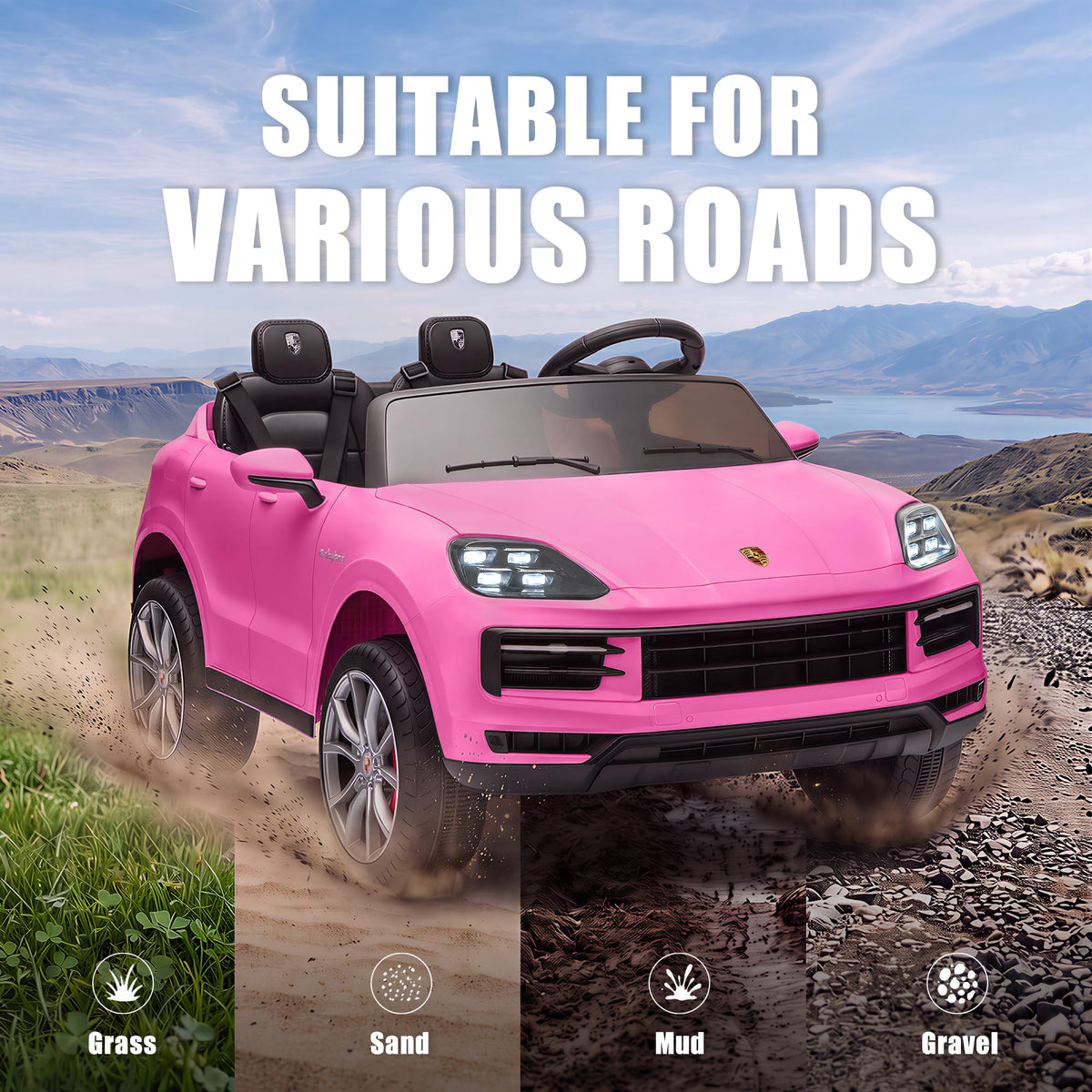24v 2-Seater Ride On Car with Remote Control P174