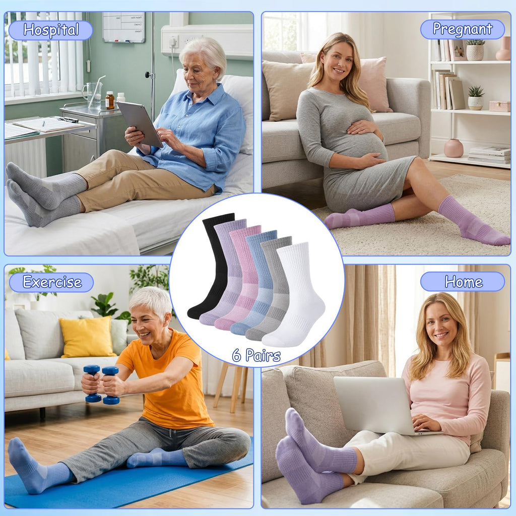 Bamboo Viscose Diabetic Socks for Women D799