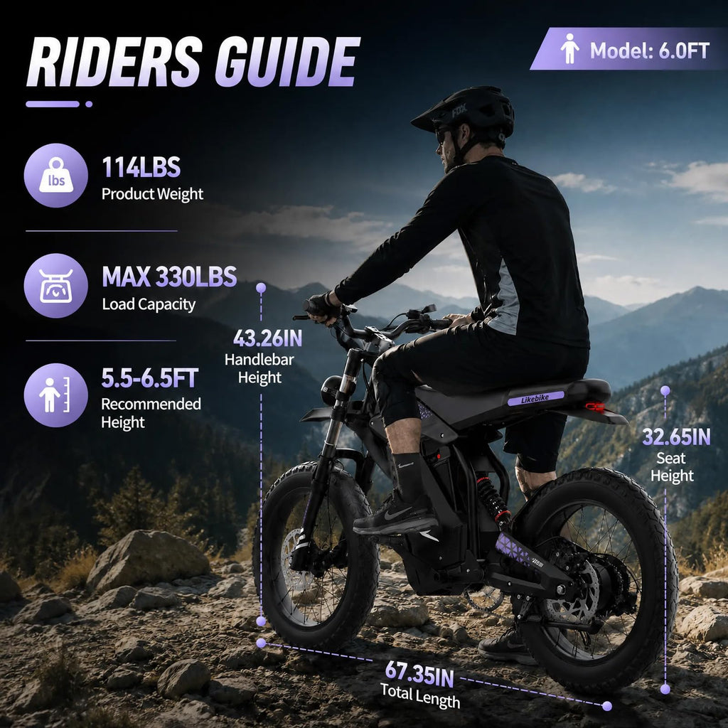 1500W Electric Bike with Pedal G4067