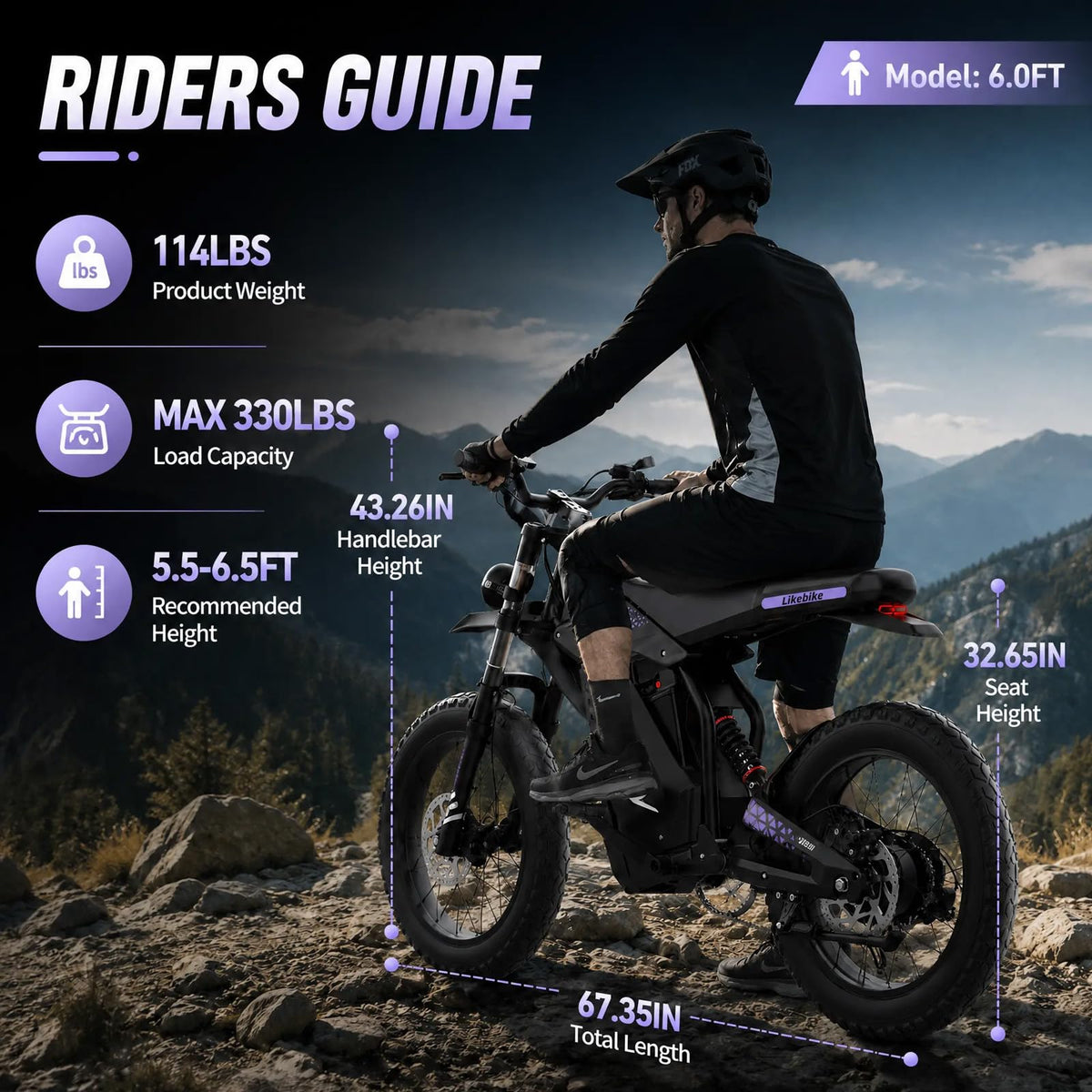 1500W Electric Bike with Pedal G4067