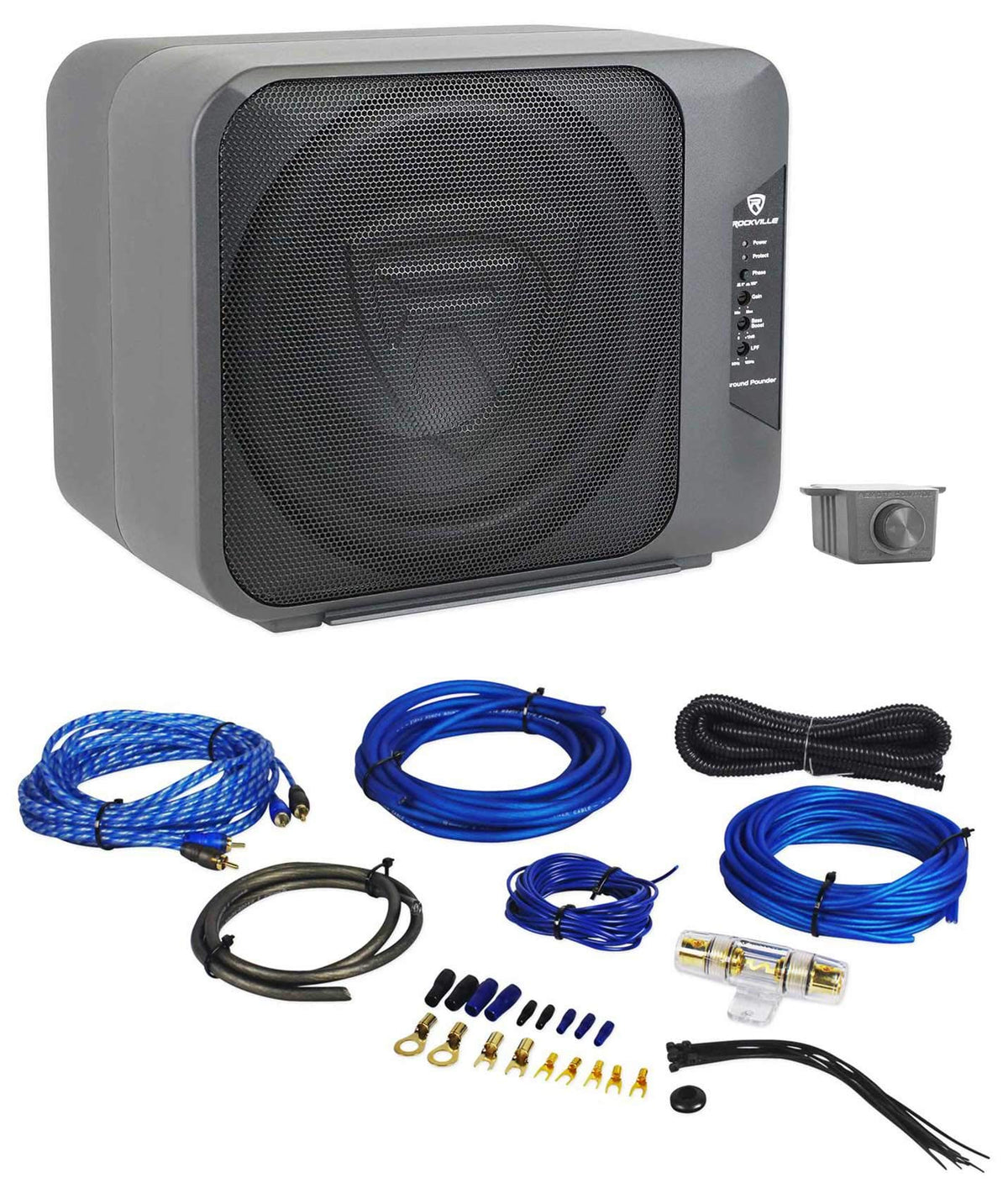 Dual 10.5" Powered Car Subwoofer S263323