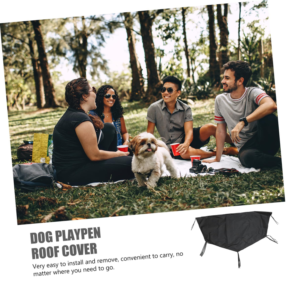 Outdoor Dog Playpen Roof Cover K80144