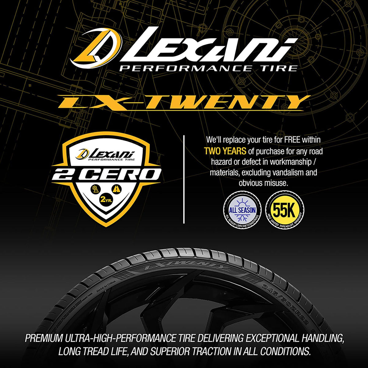 235/40R19 Tire R9016