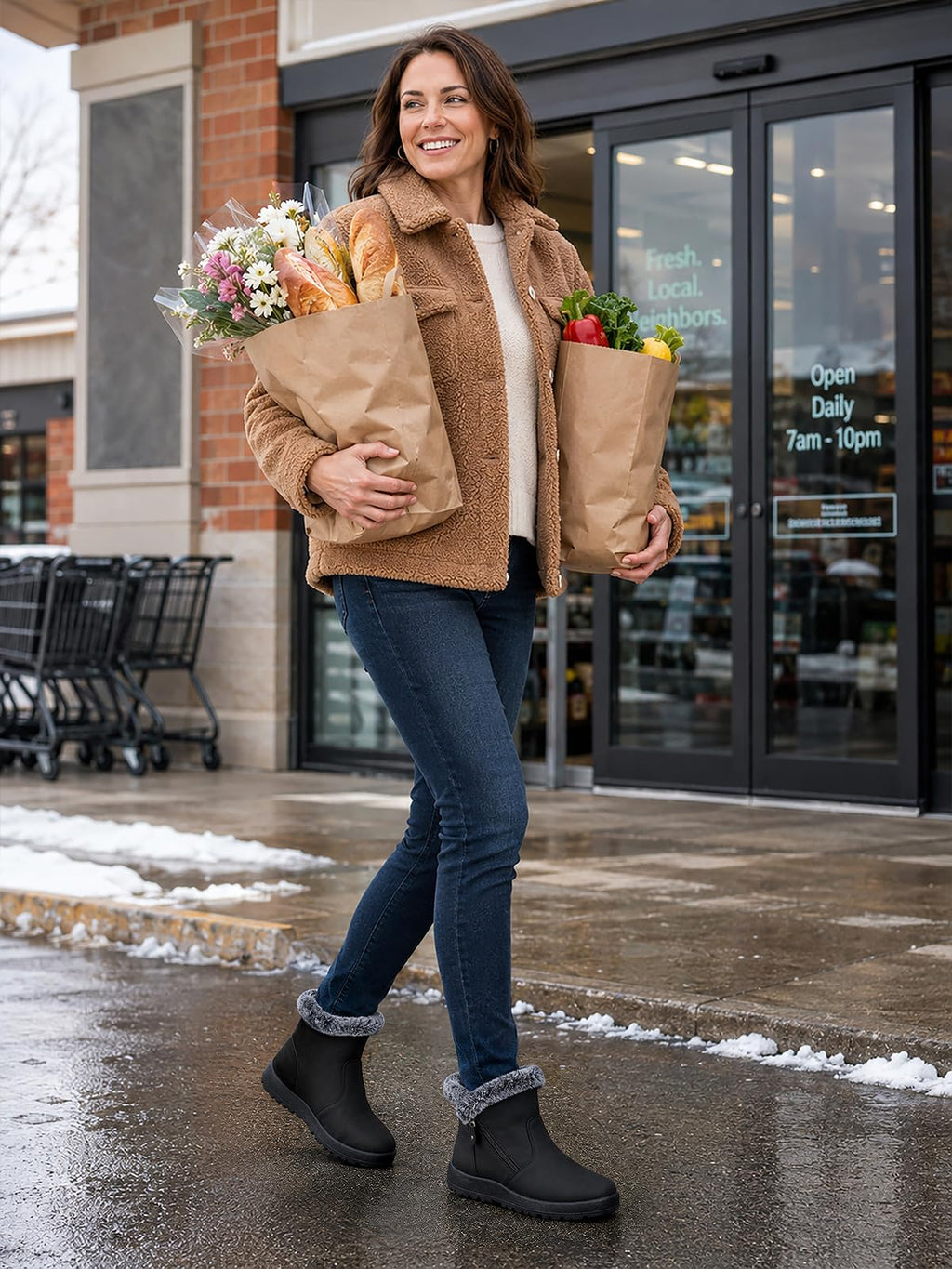 Winter Snow Boots for Women Z3758