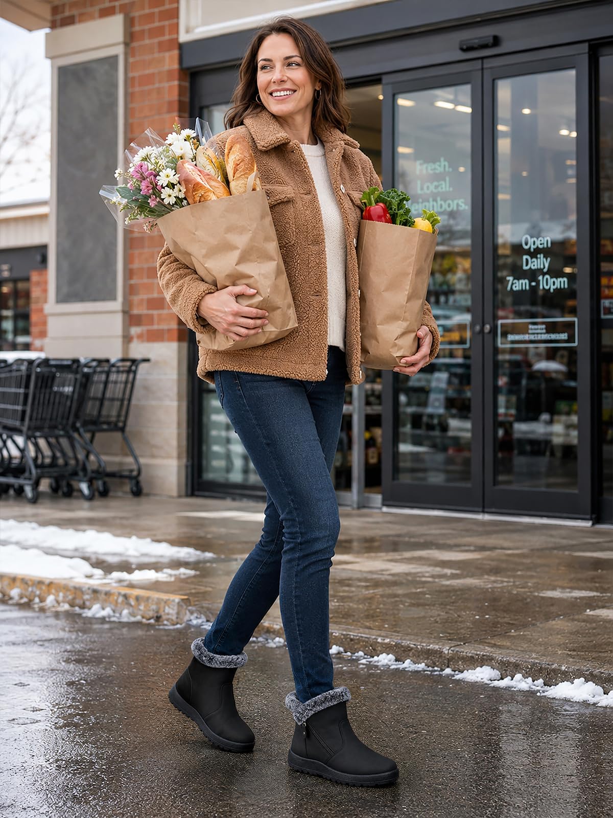 Winter Snow Boots for Women Z3758