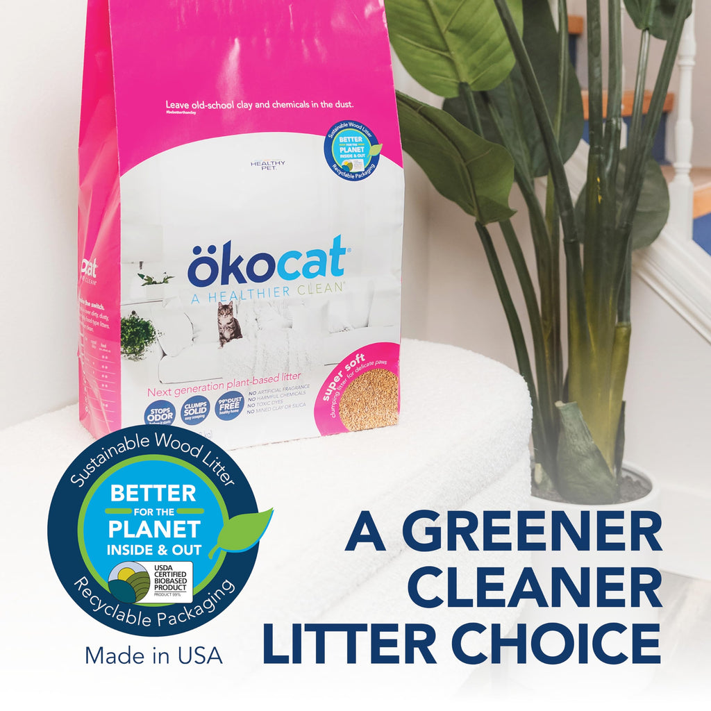 Unscented Wood Clumping Cat Litter, 11.2 pounds K815