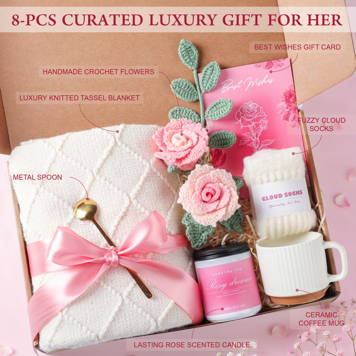 Pink Gift Basket Z820300