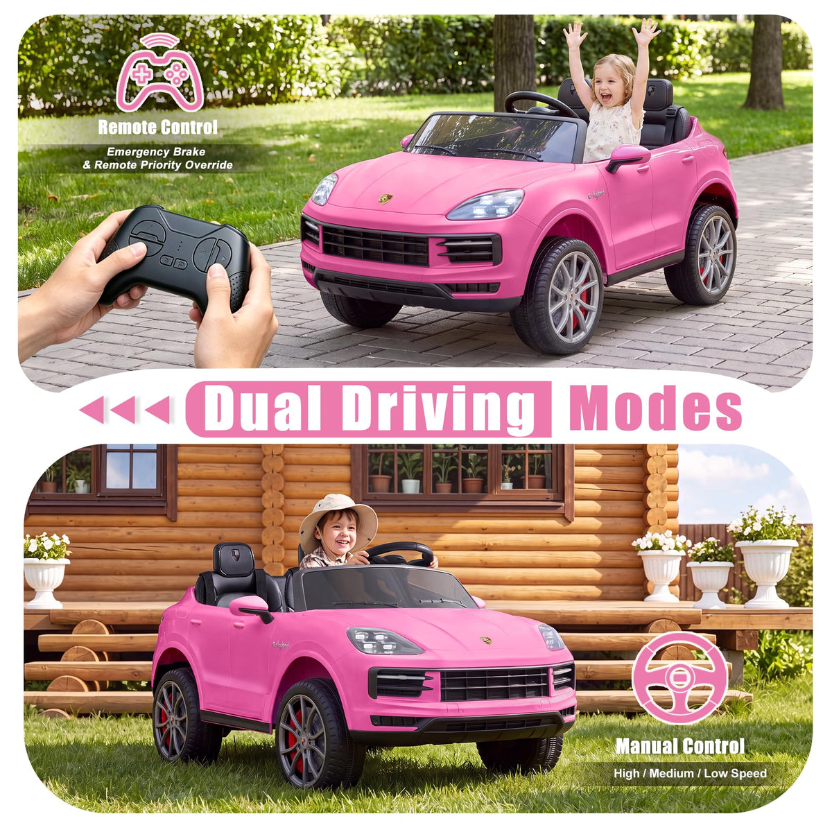 24v 2-Seater Ride On Car with Remote Control P174