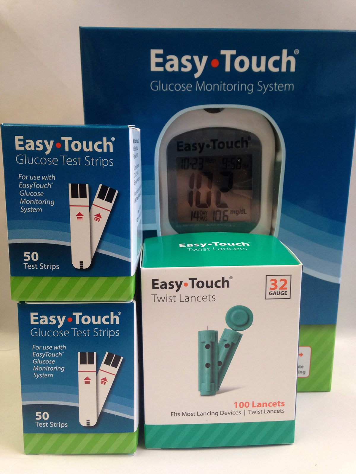 Glucose Test Strips 100ct with 32g Lancets T405285