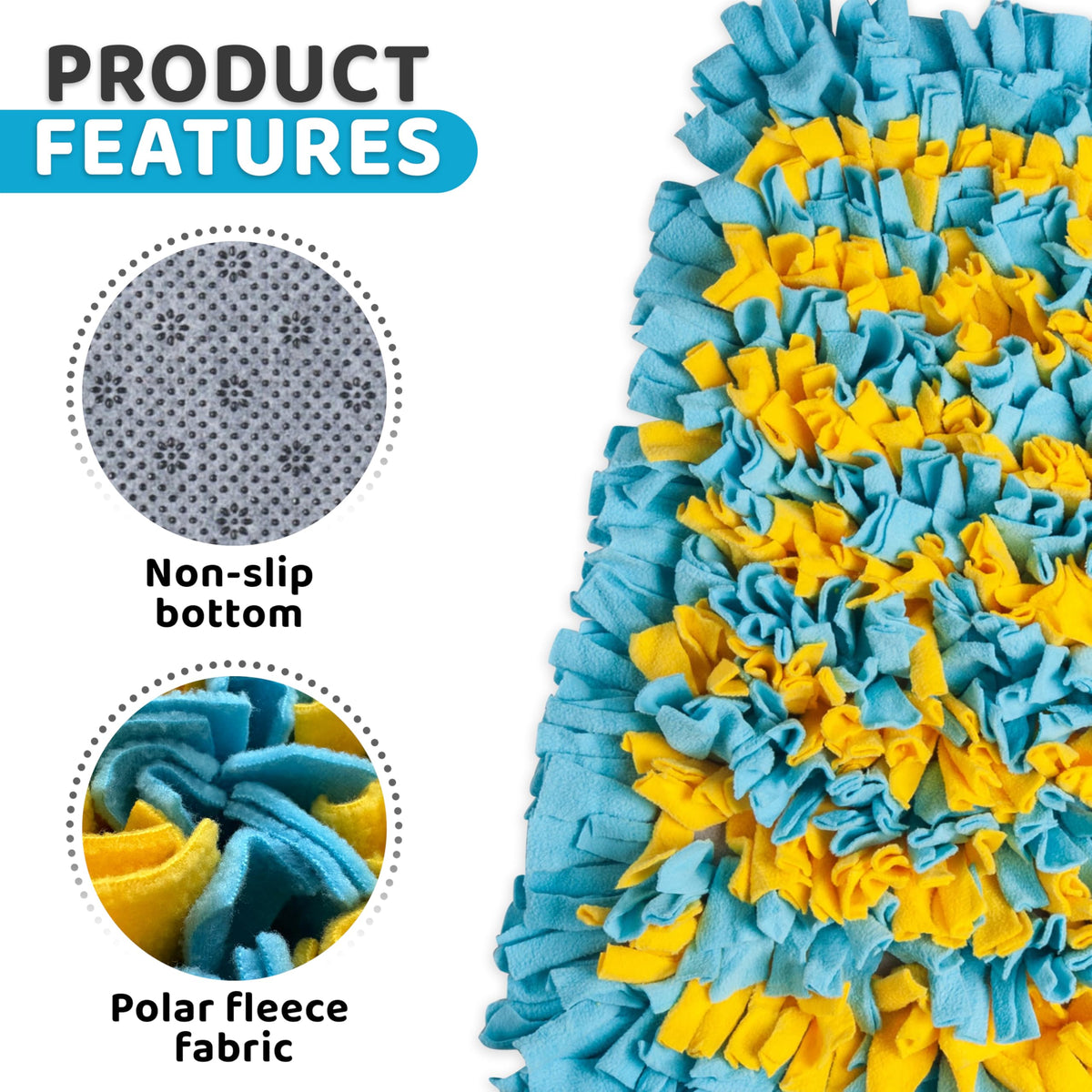Snuffle Mat for Dogs 24”x20” Q7446